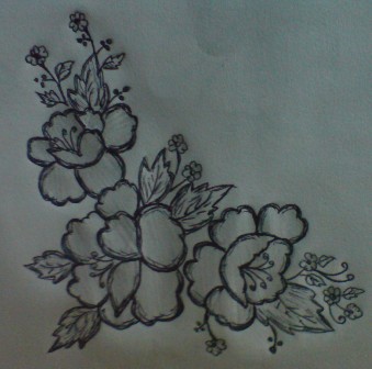 Simple Floral Designs For Drawing at GetDrawings | Free download