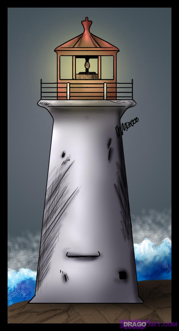 Simple Lighthouse Drawing at GetDrawings Free download