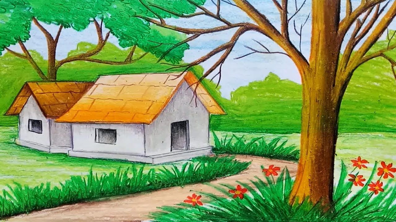 Featured image of post Drawing Pictures Of Nature Easy / Babasart.com how to draw nature scenery.