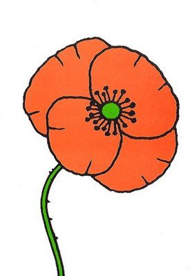 Simple Poppy Drawing at GetDrawings | Free download