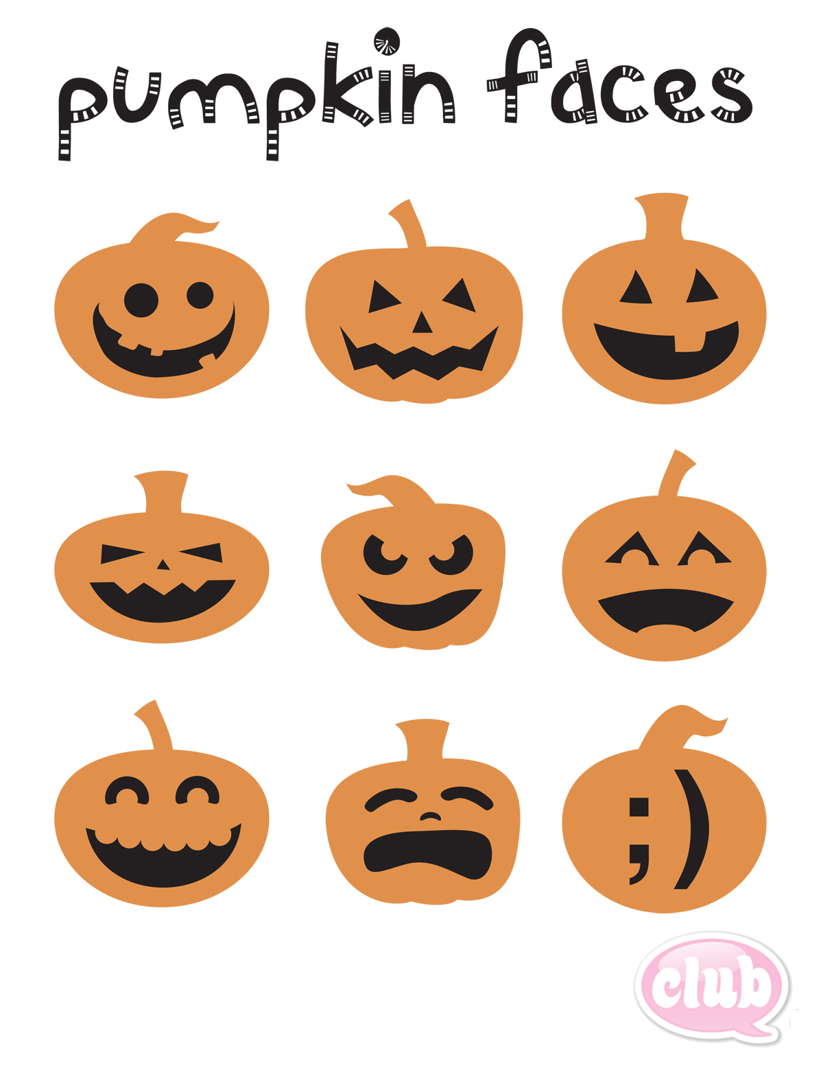 How to draw halloween faces ann's blog