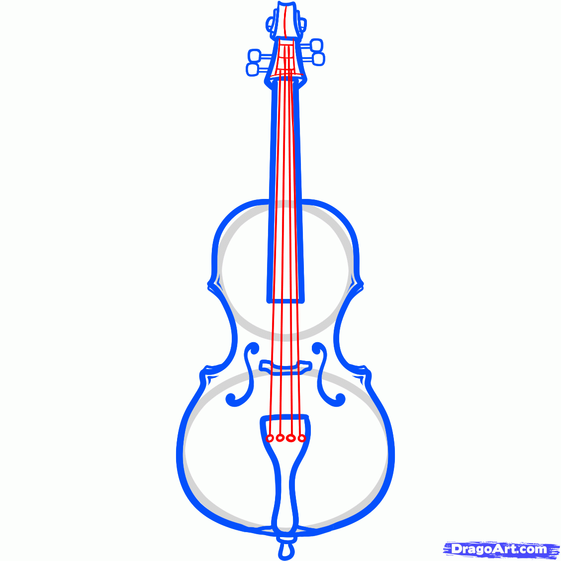 Simple Violin Drawing at GetDrawings Free download