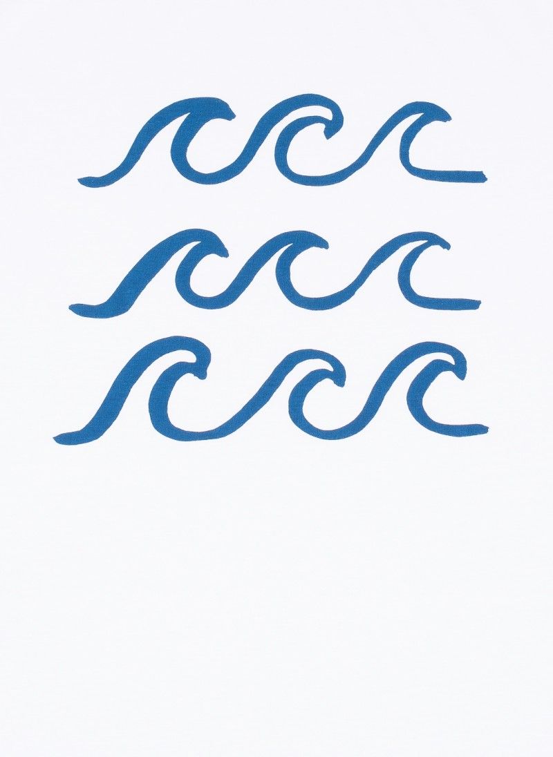 line drawing waves