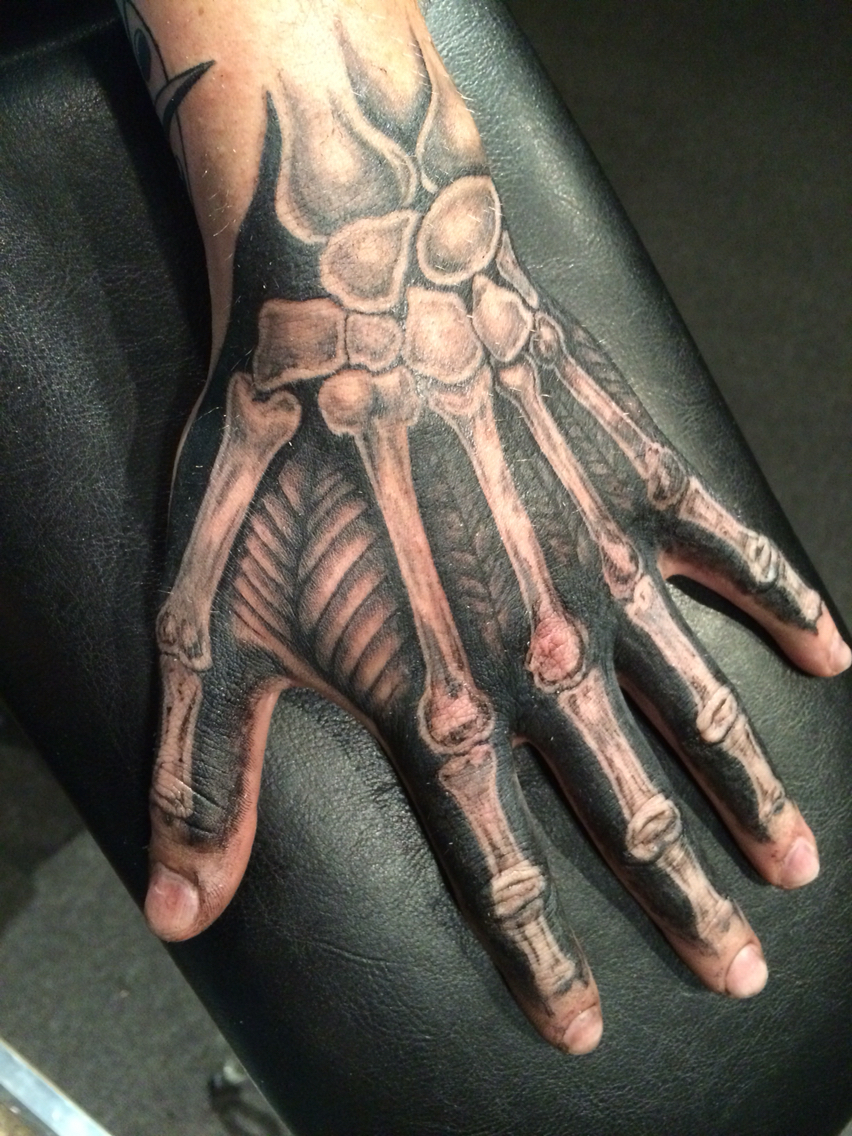 Skeleton Drawing On Hand at GetDrawings Free download