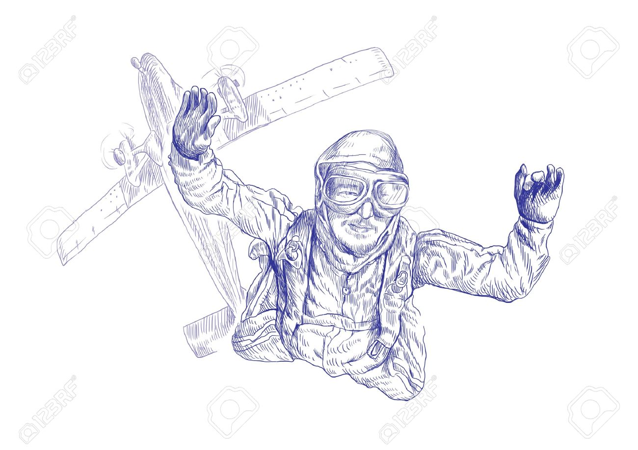 Skydive Drawing at GetDrawings Free download