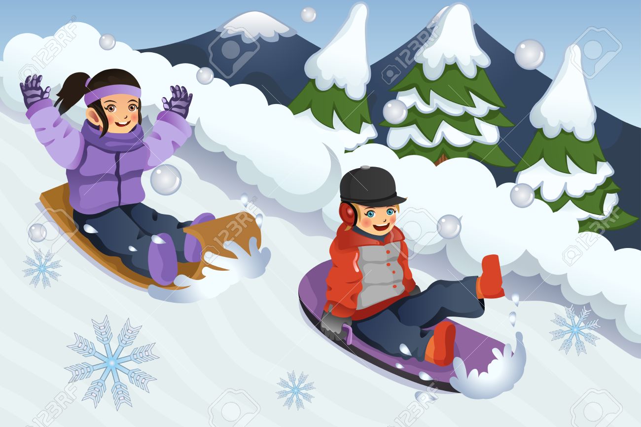 Sledding Drawing at GetDrawings Free download