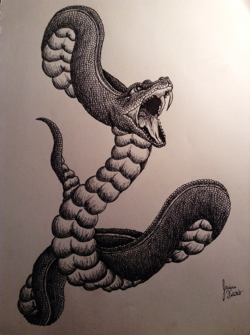 Snake Pencil Drawing at GetDrawings Free download