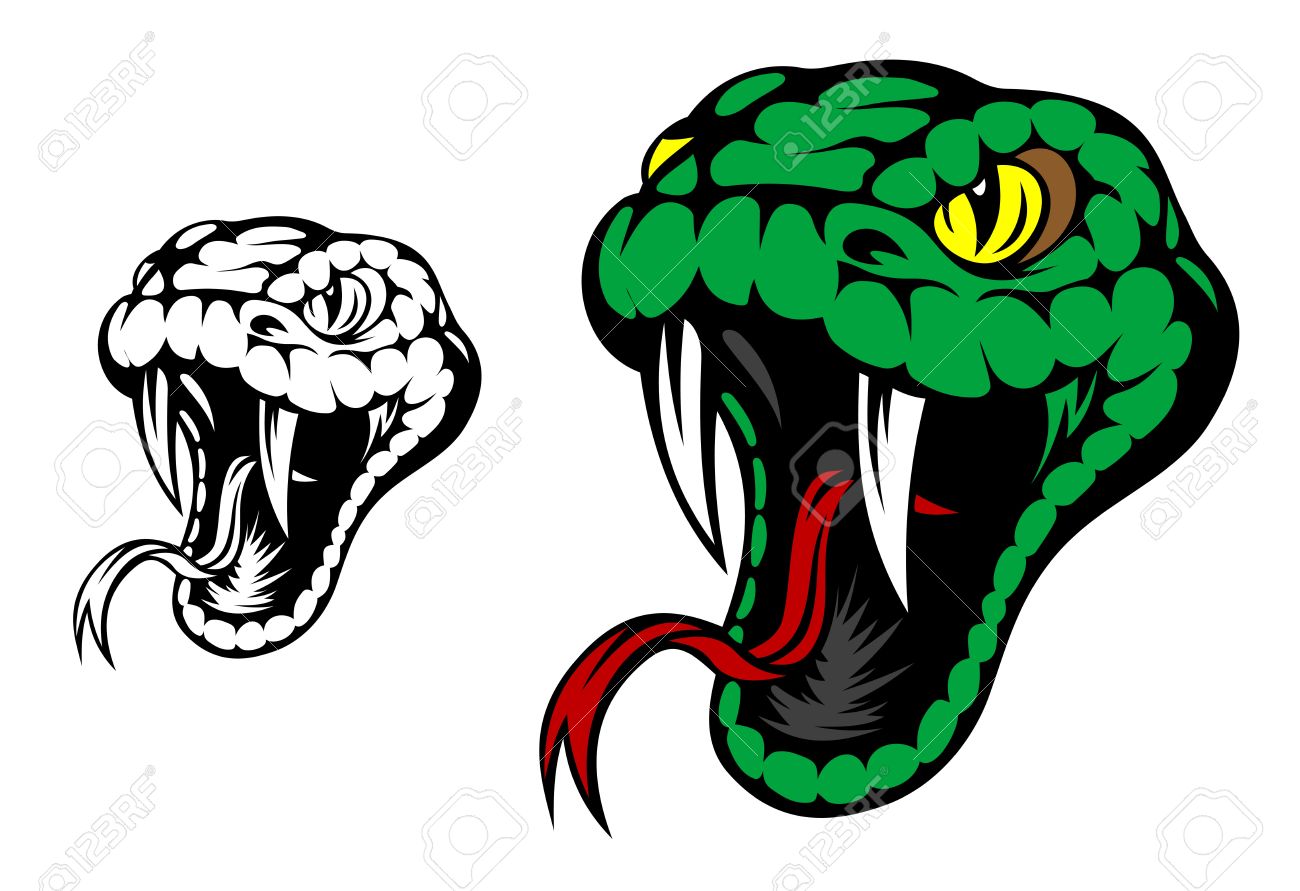 Snake With Mouth Open Drawing at GetDrawings | Free download