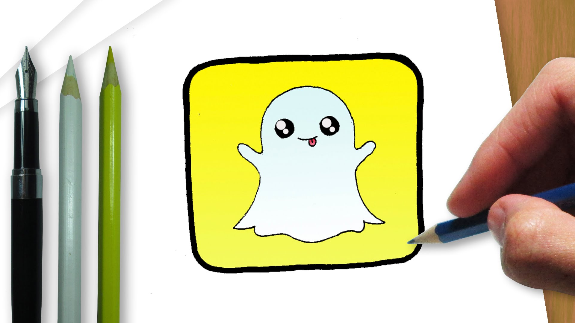 Snapchat Logo Drawing at GetDrawings Free download