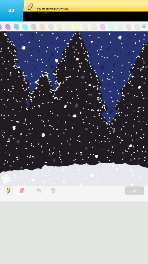 Snowfall Drawing at GetDrawings | Free download