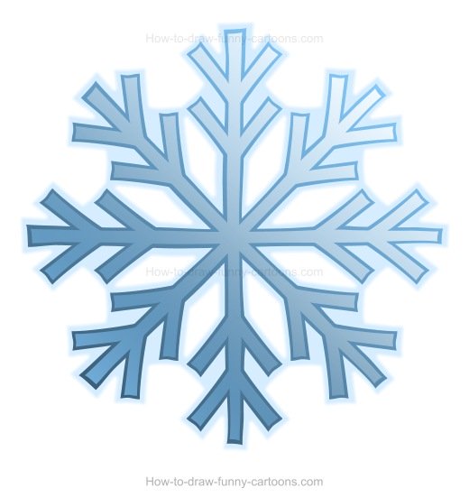 Snowflake Cartoon Drawing at GetDrawings | Free download