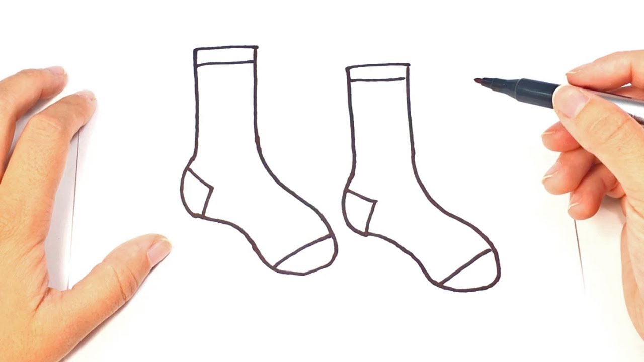 Sock Drawing at GetDrawings | Free download