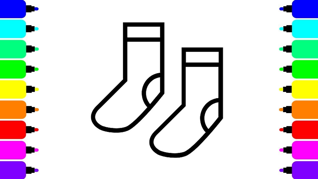 Sock Drawing at GetDrawings | Free download