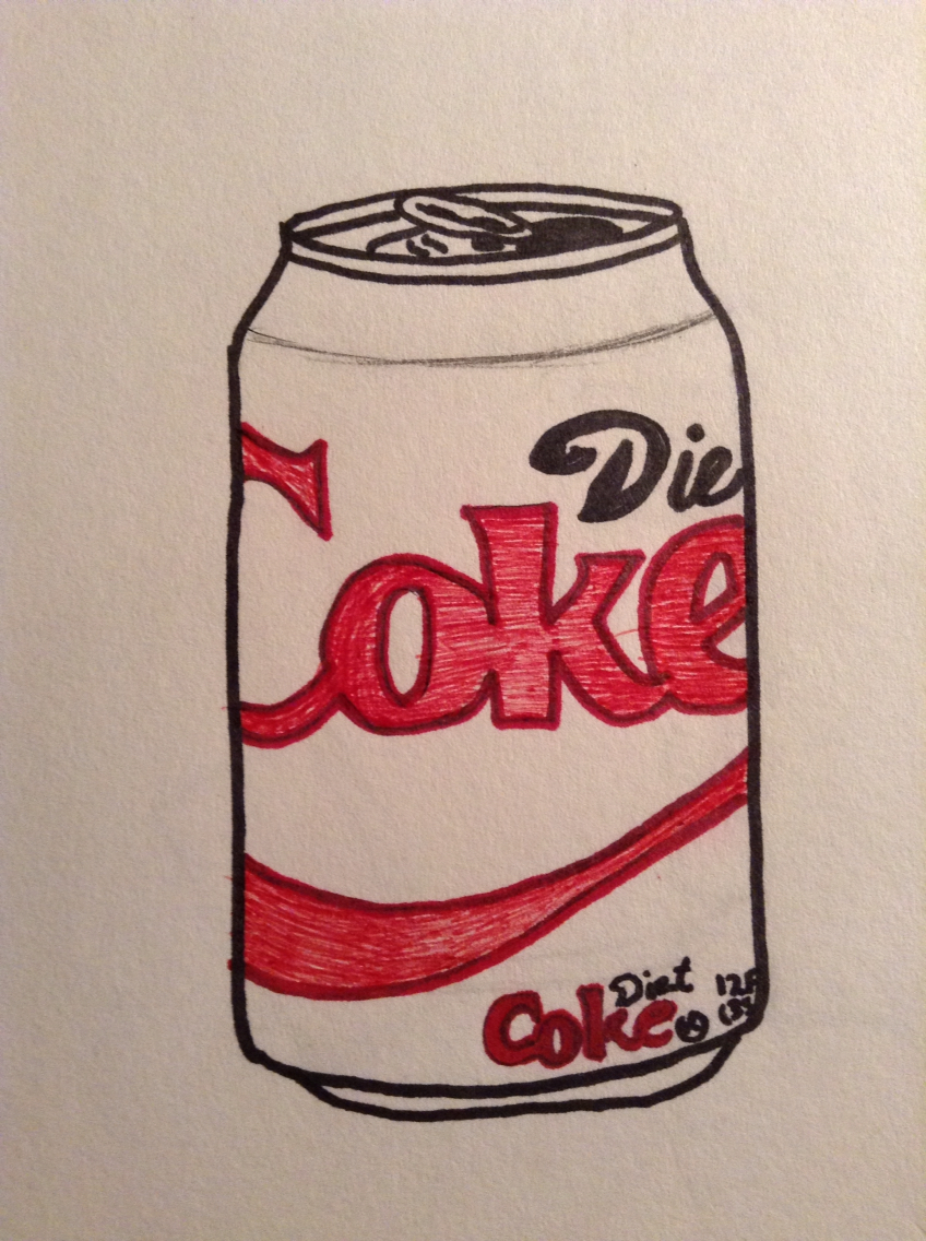 Soda Can Drawing at GetDrawings | Free download