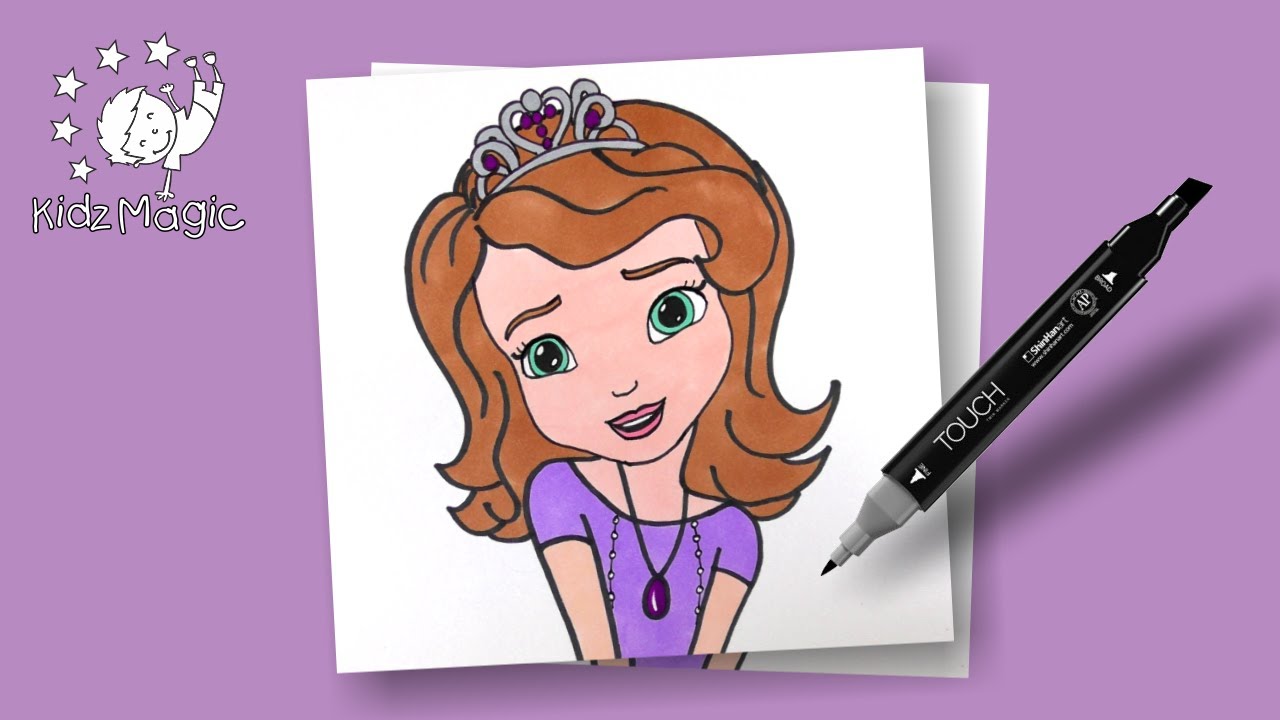 Como Dibujar La Princesita Sofia L How To Draw The Princess Sofia L 0