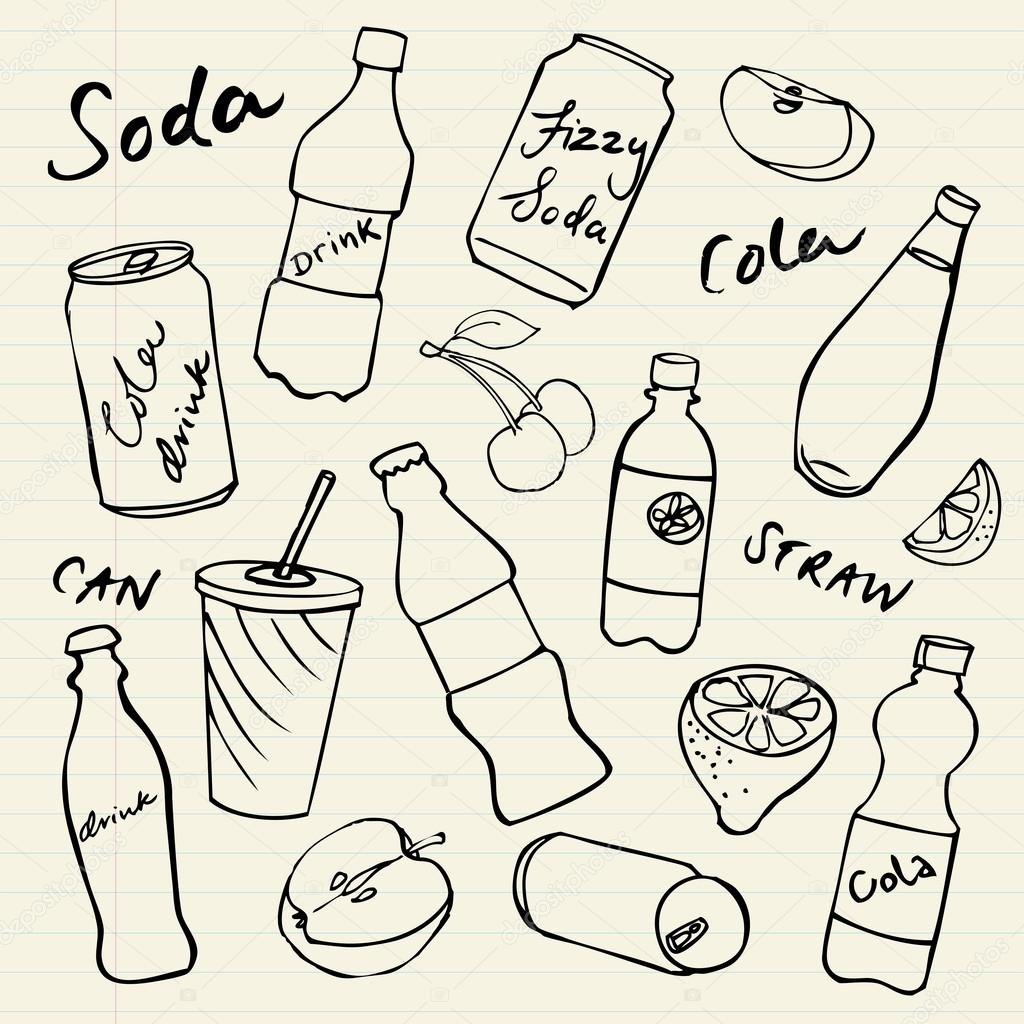 Soft Drinks Drawing at GetDrawings Free download