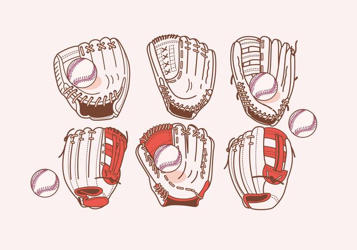 Softball Glove Drawing at GetDrawings | Free download