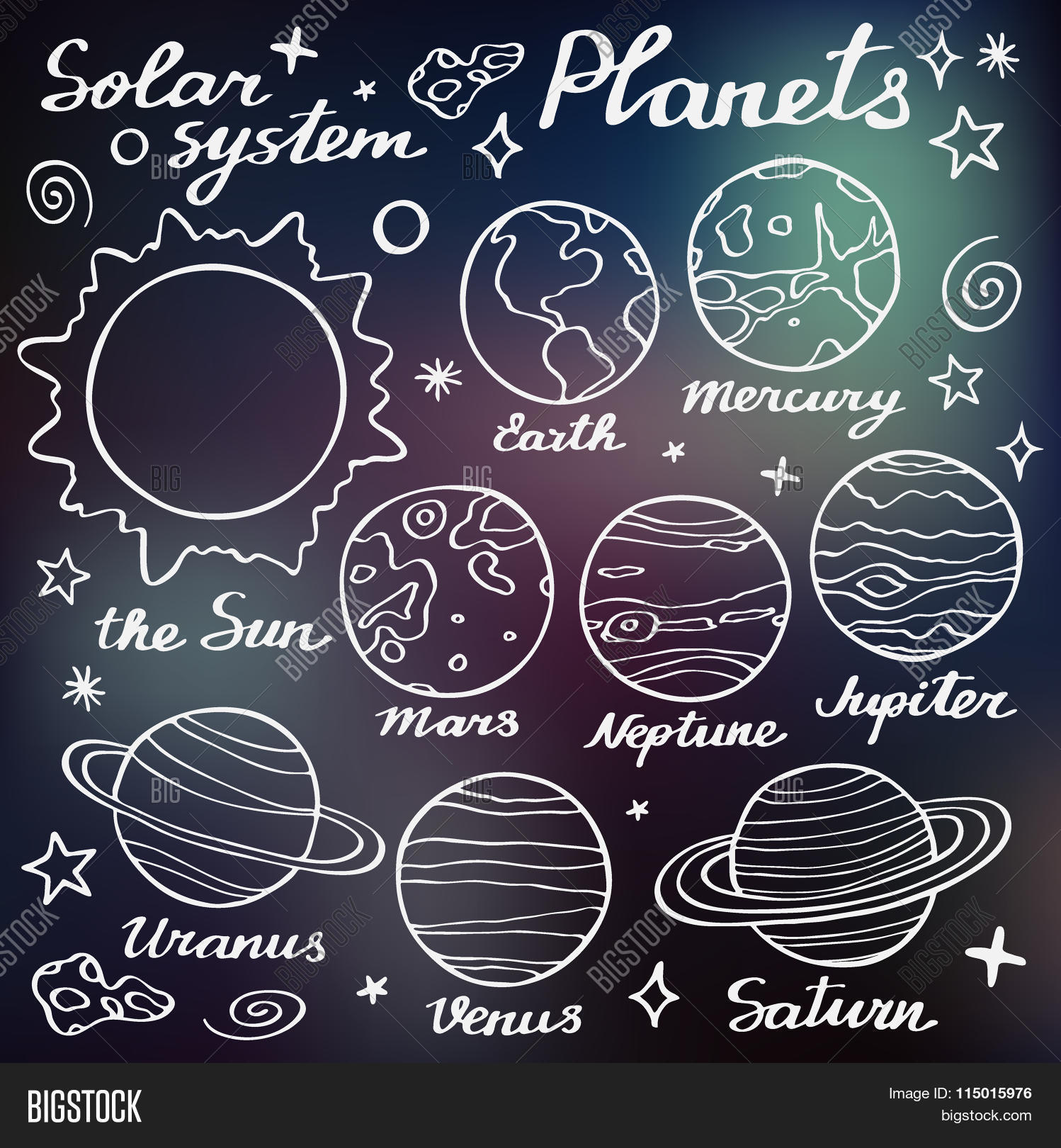 Solar System Drawing at GetDrawings Free download