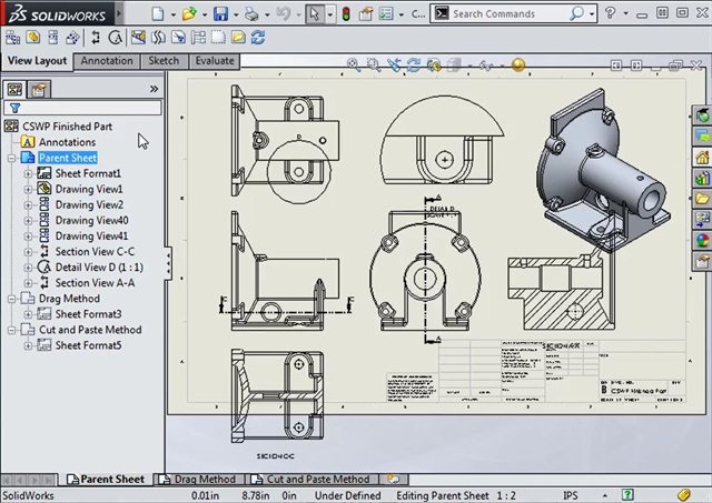 solidworks drawing templates download software