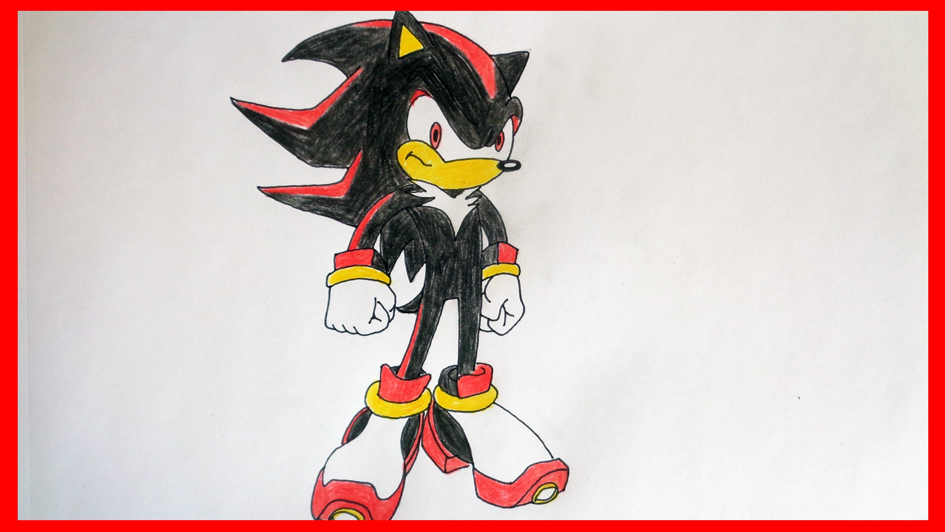 1920x1080 How To Draw Sonic Shadow.