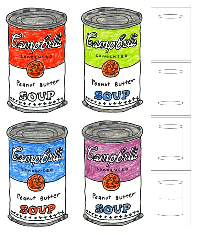 Soup Can Drawing at GetDrawings Free download