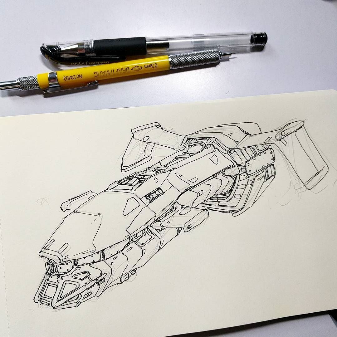 Spaceships Drawing at GetDrawings Free download