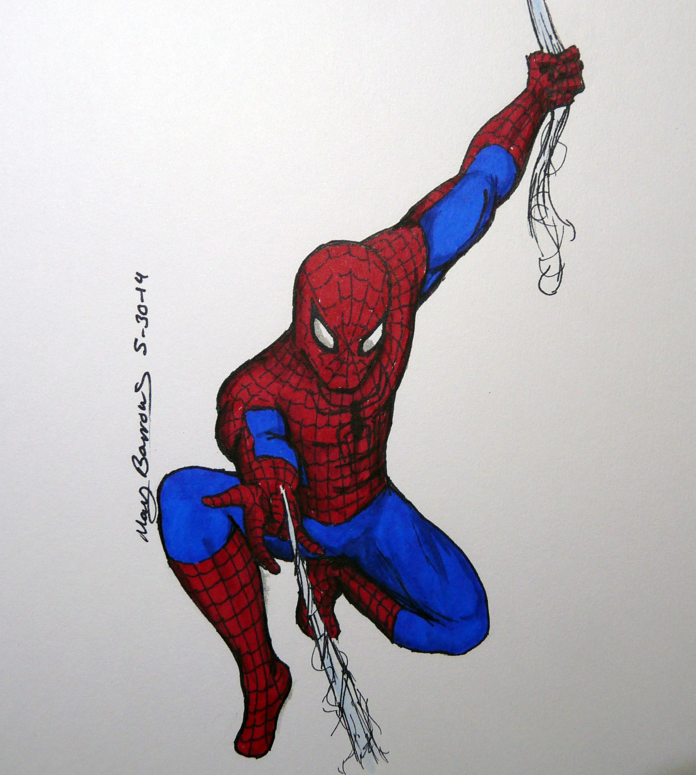 Spiderman Drawing Color at GetDrawings | Free download