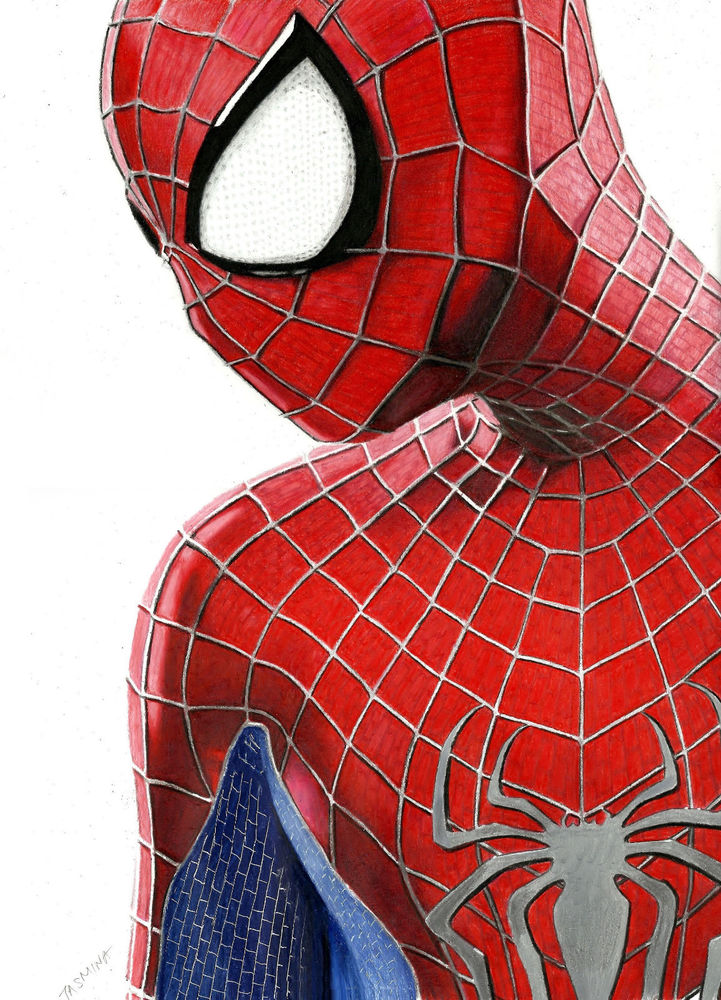 10+ Best For Realistic Spiderman Drawing Art