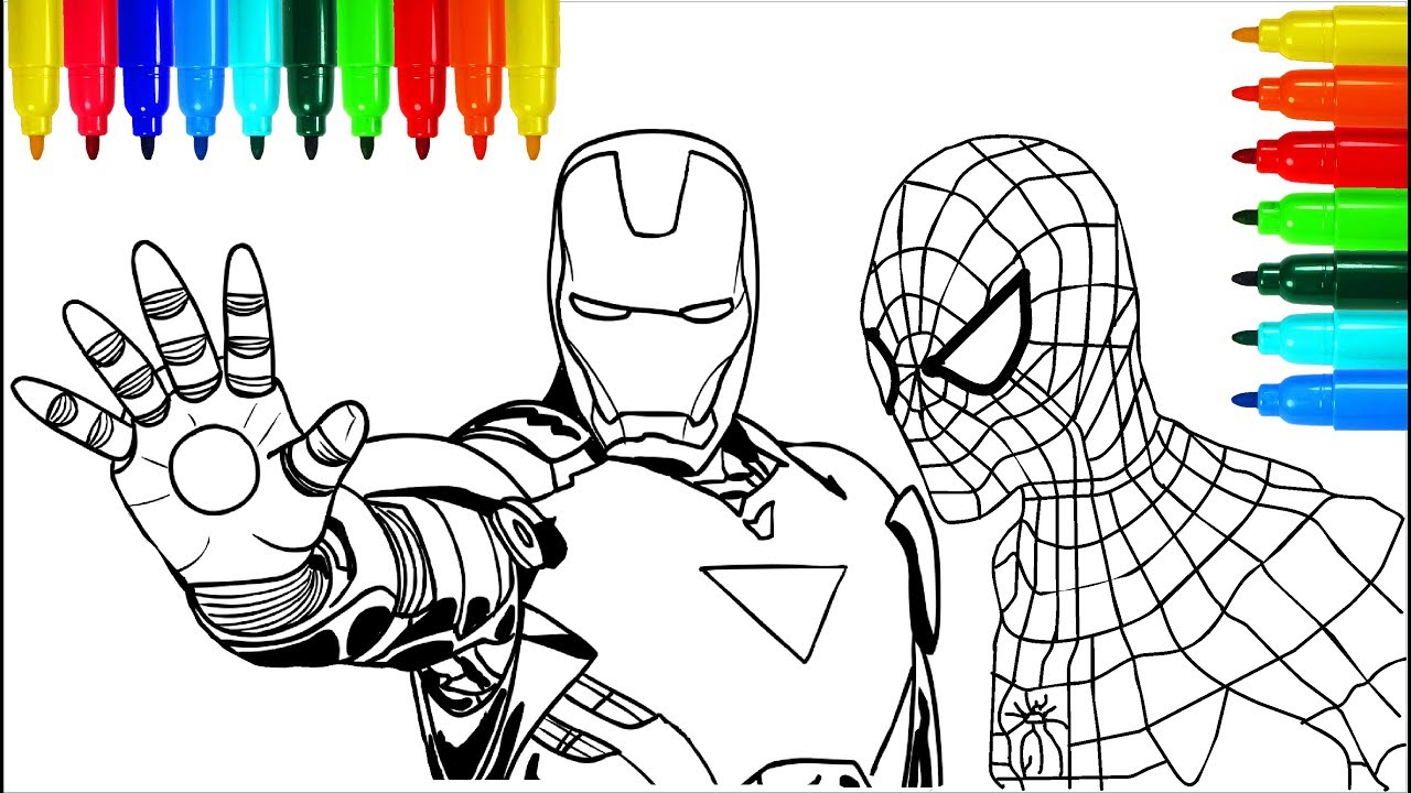 Spiderman Drawing Pages at GetDrawings Free download