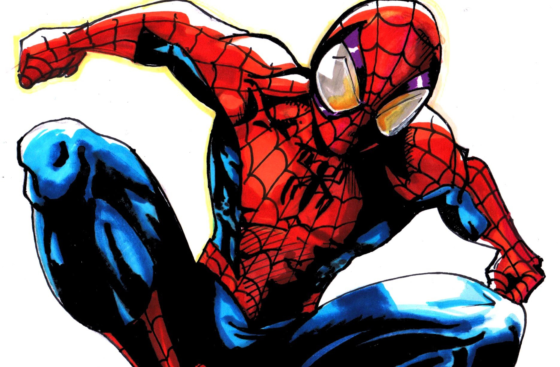 Spiderman Face Drawing at GetDrawings Free download
