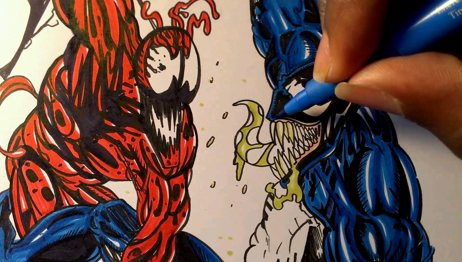 Venom carnage vs batman joker