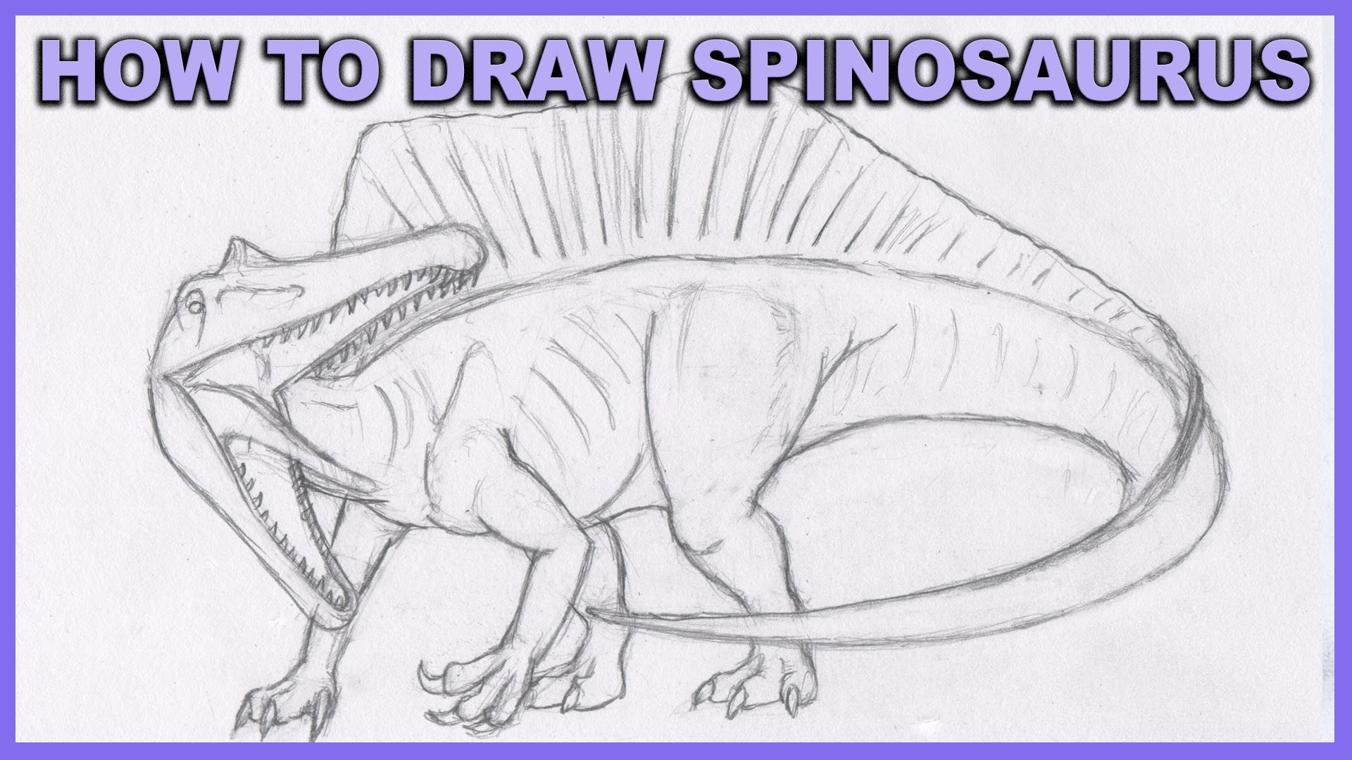 Spinosaurus Drawing At GetDrawings | Free Download