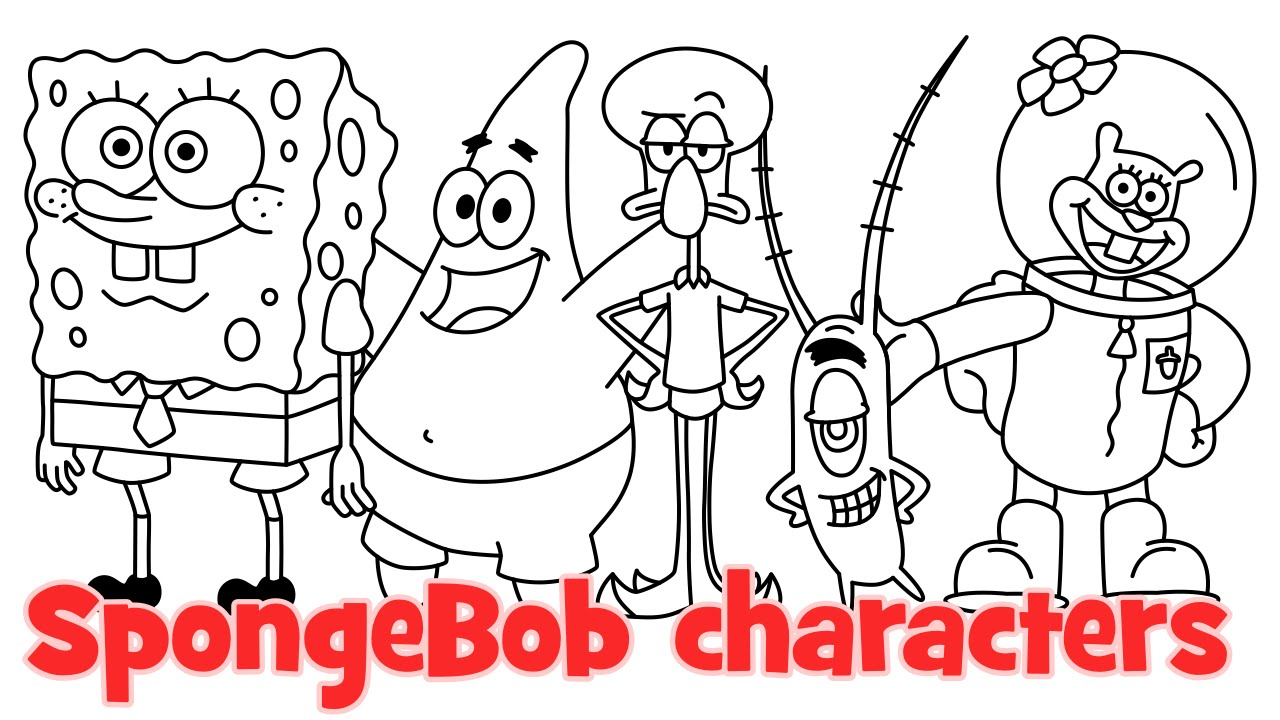 Spongebob Easy Drawing at GetDrawings | Free download