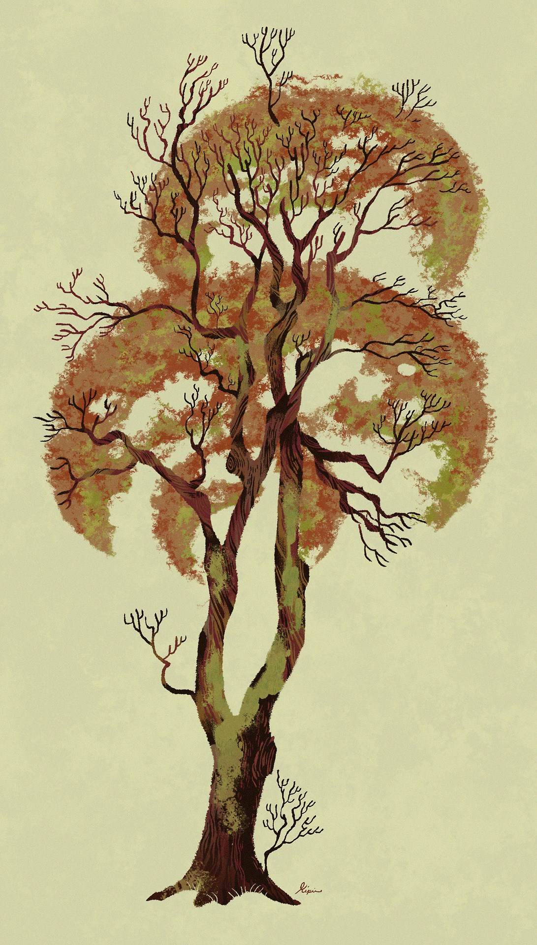 Spooky Tree Drawing at GetDrawings | Free download