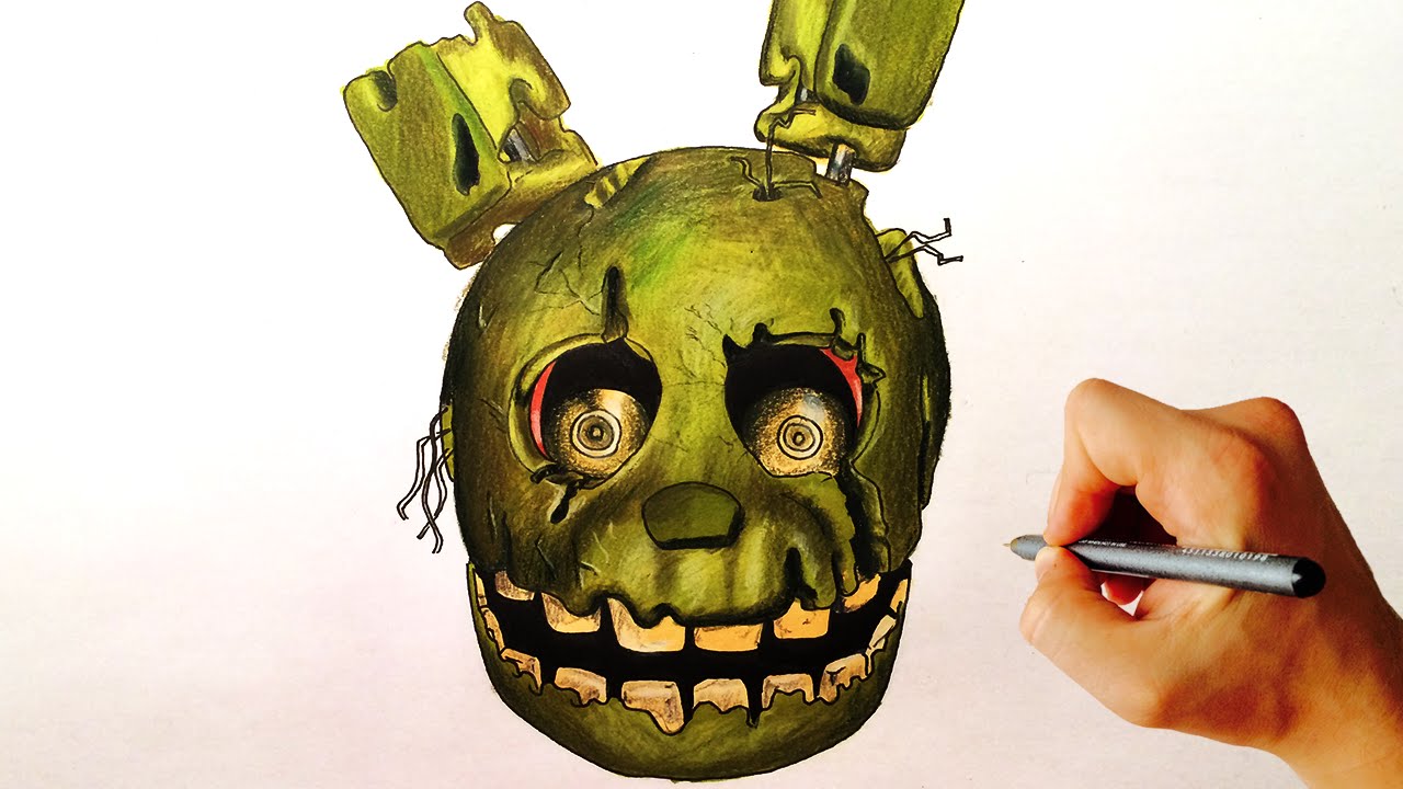 Springtrap Drawing at GetDrawings | Free download