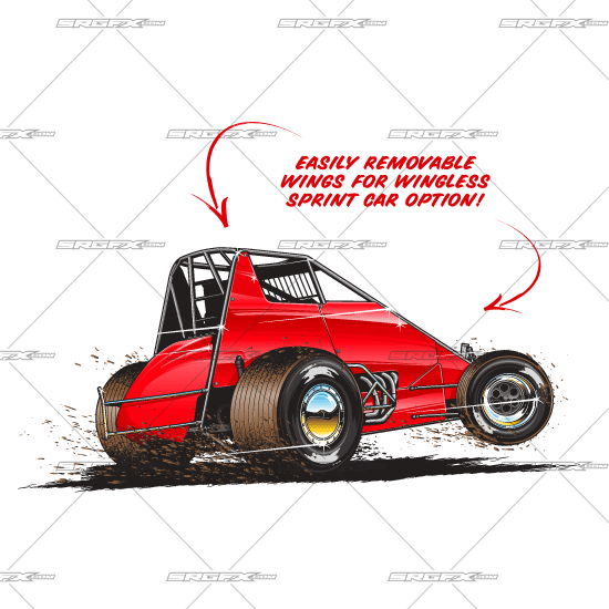 Sprint Car Drawing at GetDrawings | Free download