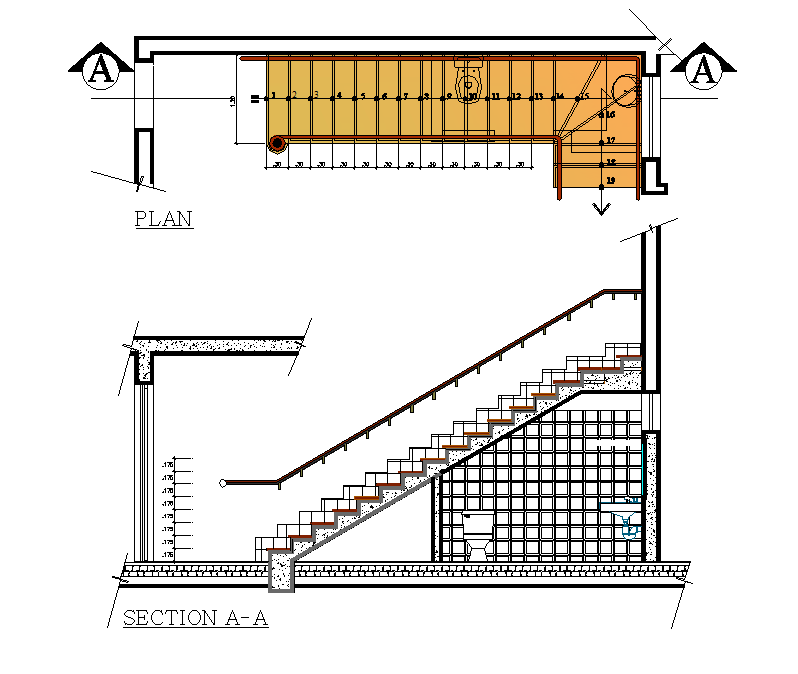 Stair Detail Drawing at GetDrawings Free download