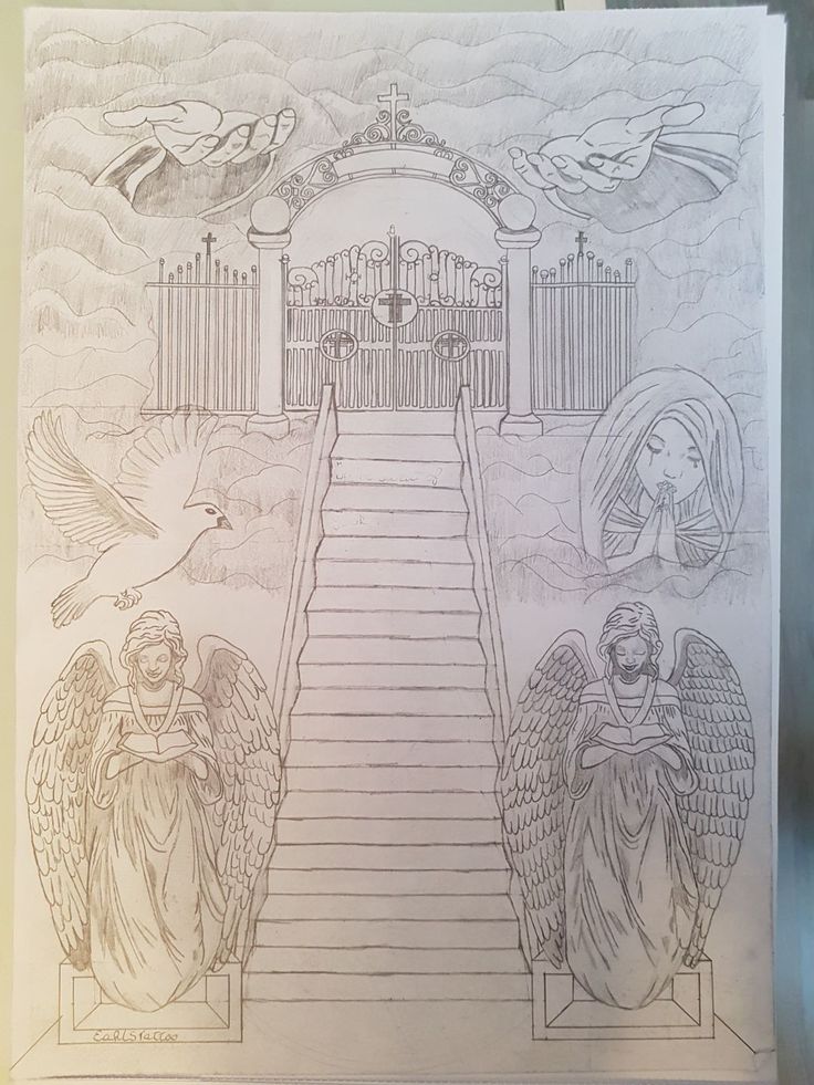 Stairway To Heaven Drawing at GetDrawings | Free download