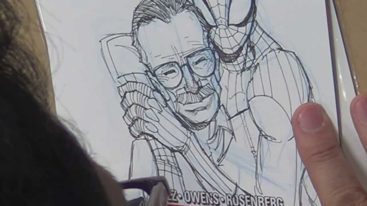 Stan Lee Drawing Spiderman at GetDrawings Free download