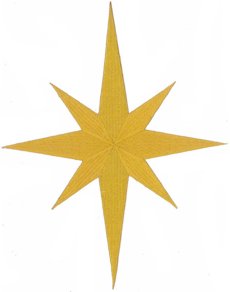 Large Bethlehem Star Printable Template