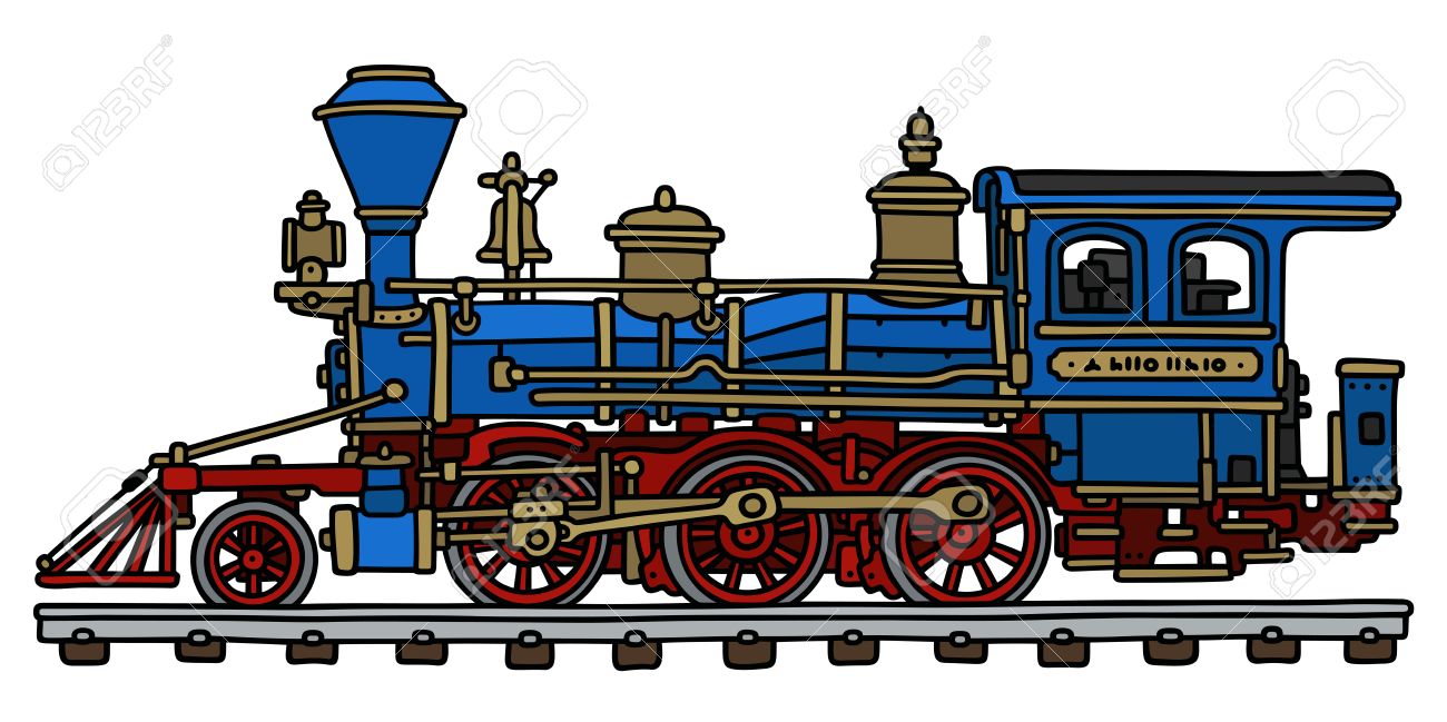 Steam Engine Train Drawing at GetDrawings | Free download