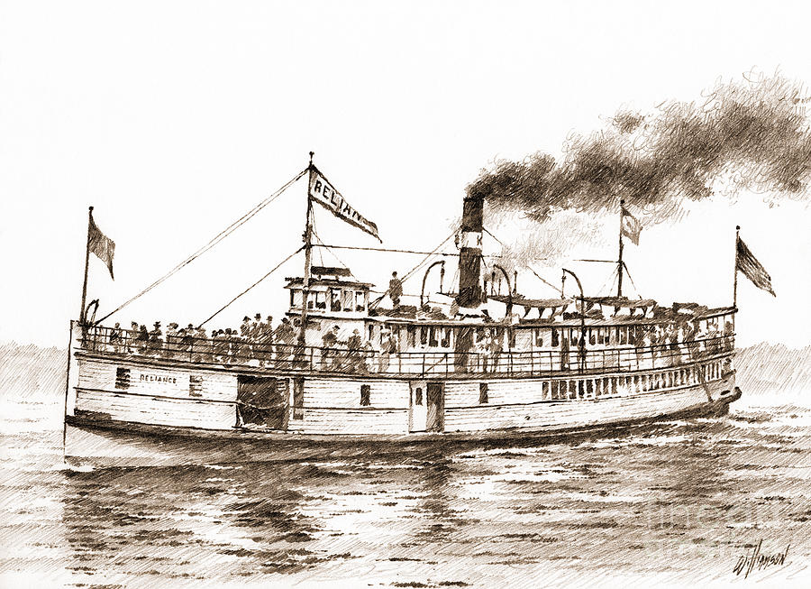 Steamboat Drawing at GetDrawings Free download
