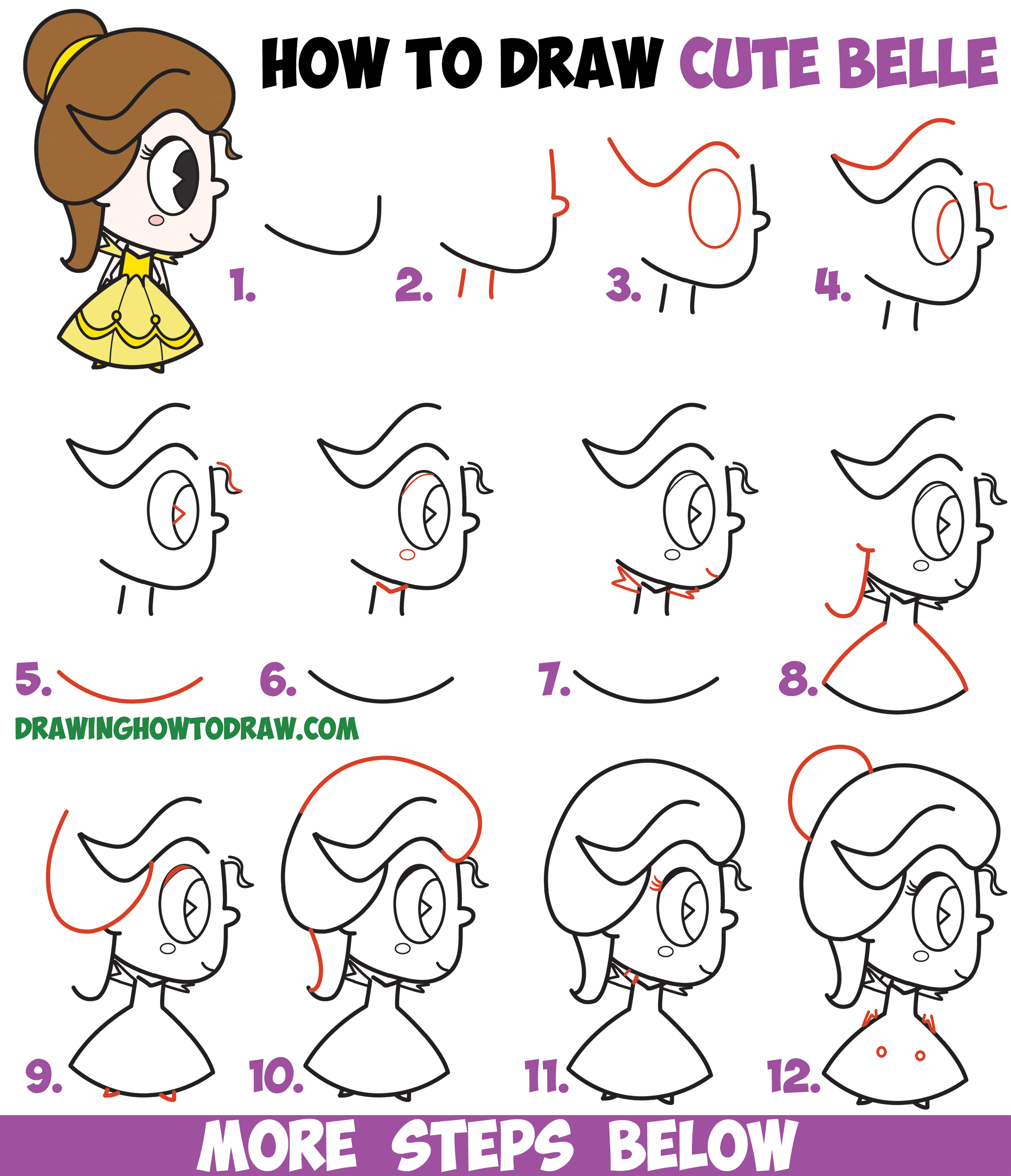 Step By Step Disney Characters Drawing at GetDrawings Free download