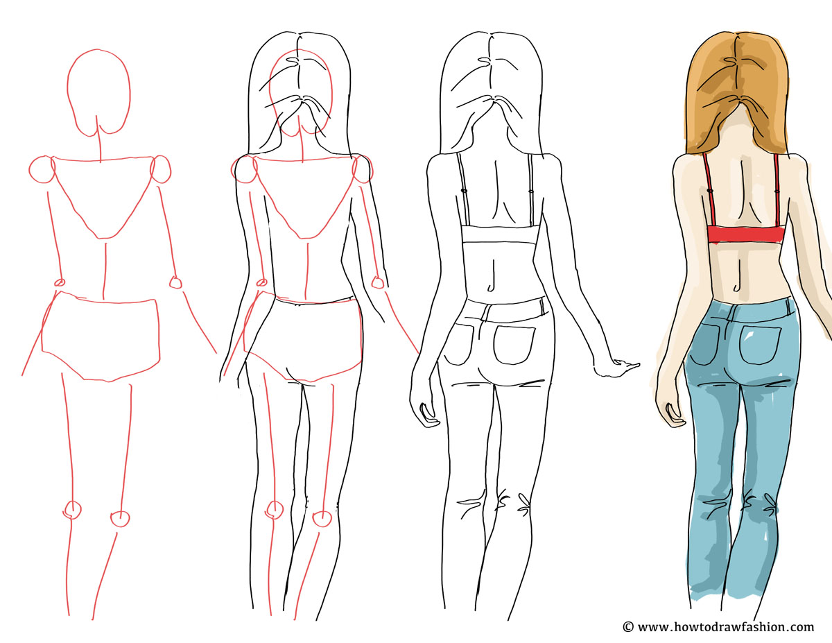 Step By Step Drawing A Person at GetDrawings Free download