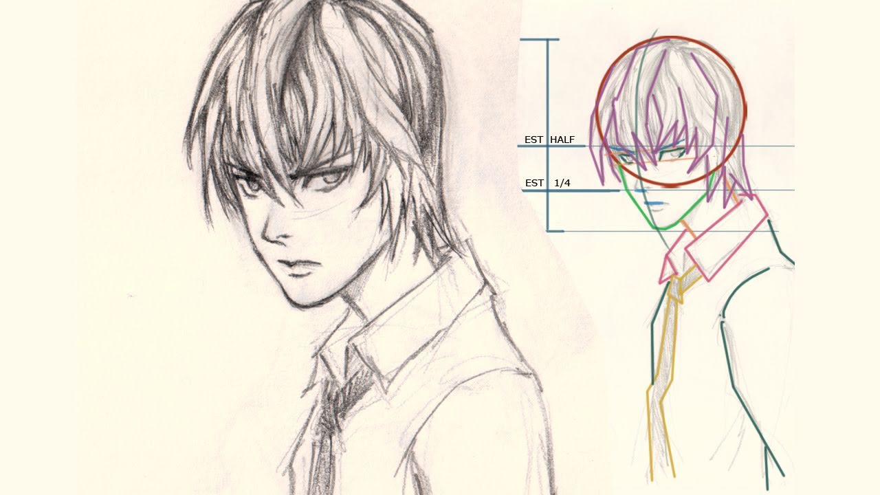 Featured image of post How To Draw Anime Face Male / Learn to draw manga and anime faces like a pro.