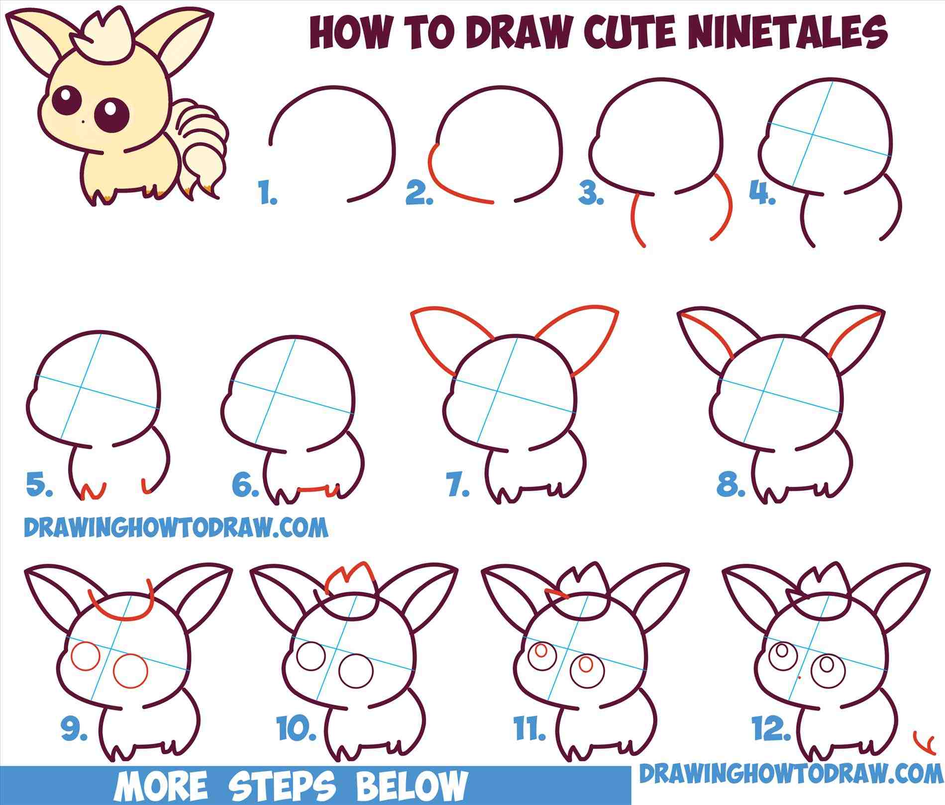 Step By Step Drawing Cute Animals at GetDrawings Free
