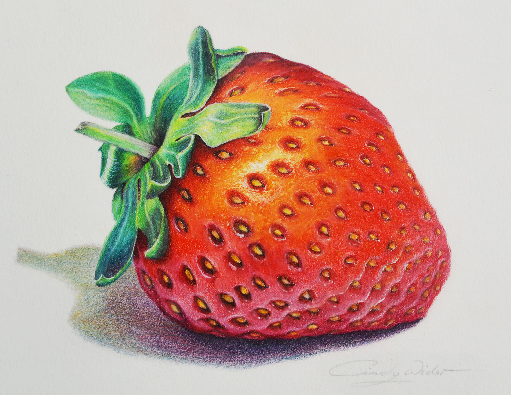 Strawberry Pencil Drawing at GetDrawings Free download