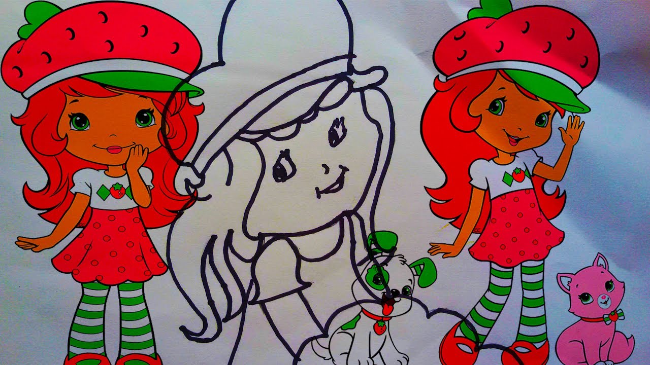 How To Draw A Strawberry Shortcake Step By Step Carto 5847