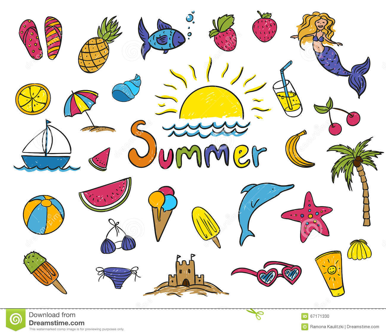 Summer Drawing For Kids At GetDrawings Free Download