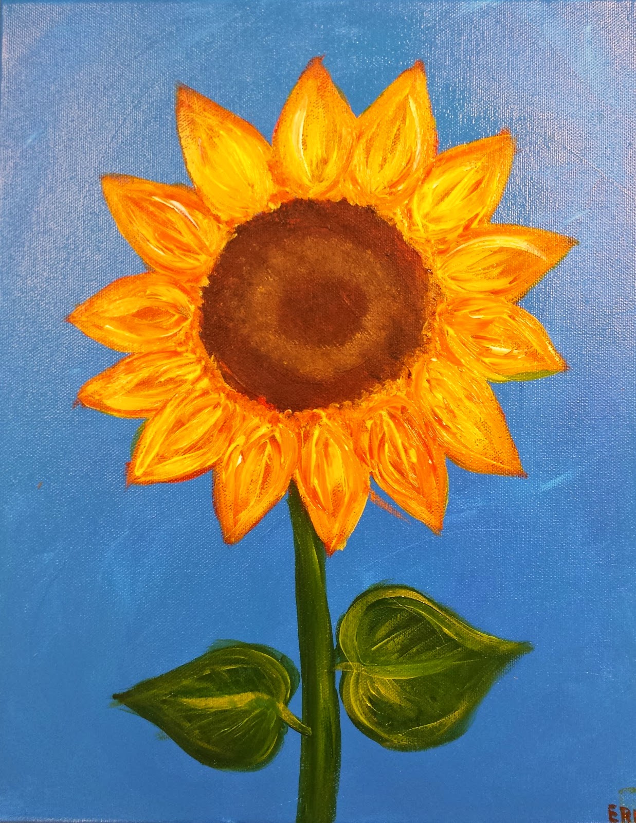 Kids Hub Sunflower Drawing For Kids - Oh how i love bright yellow